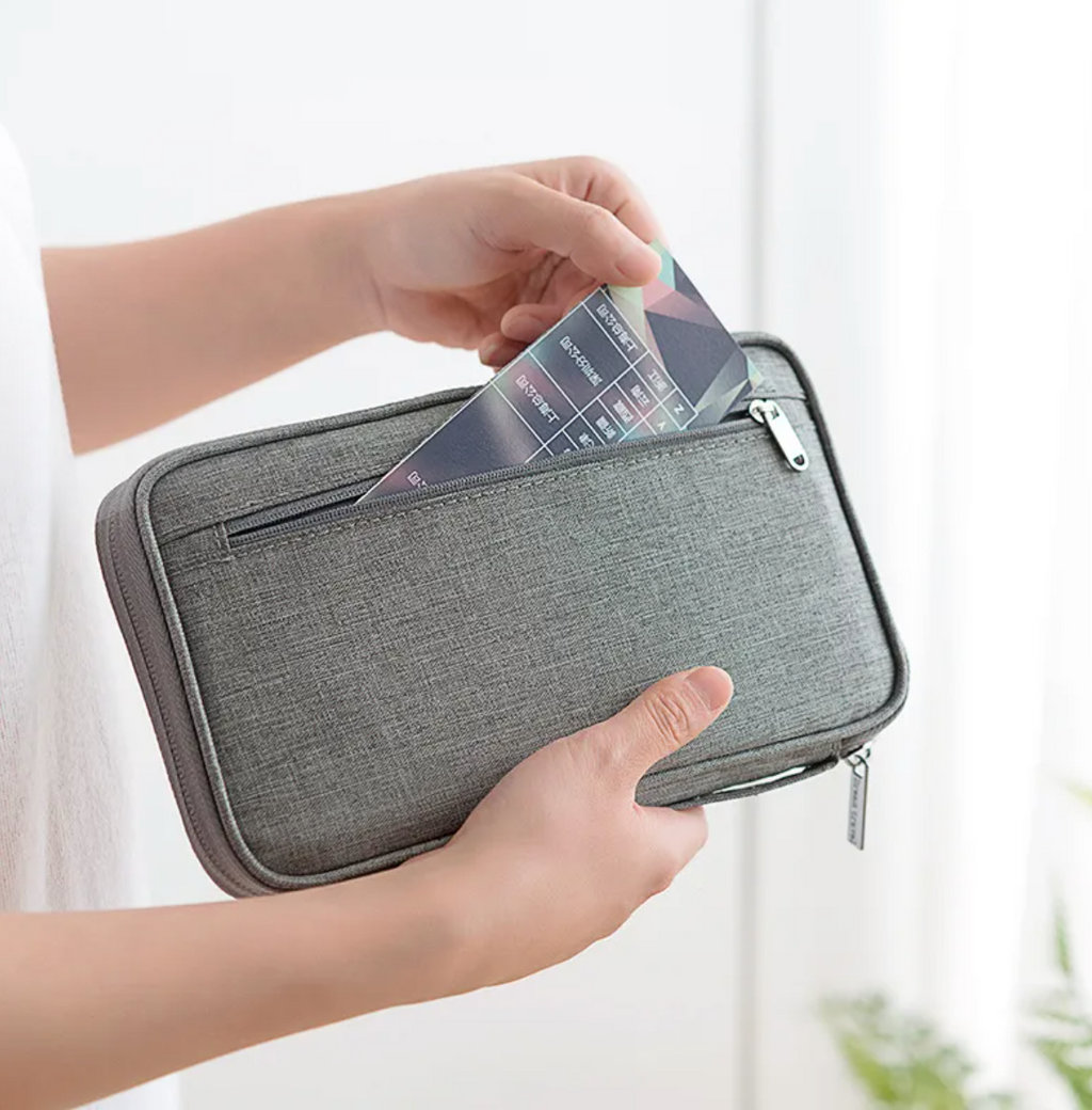 Travel Passport and Document Organizer Wallet