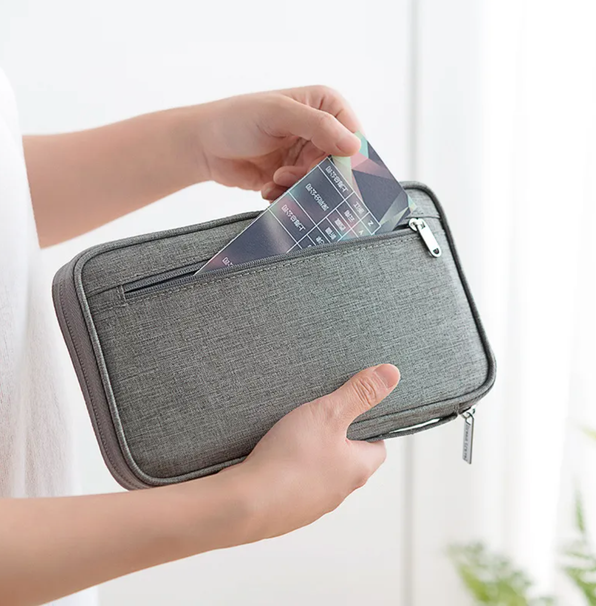 Travel Passport and Document Organizer Wallet