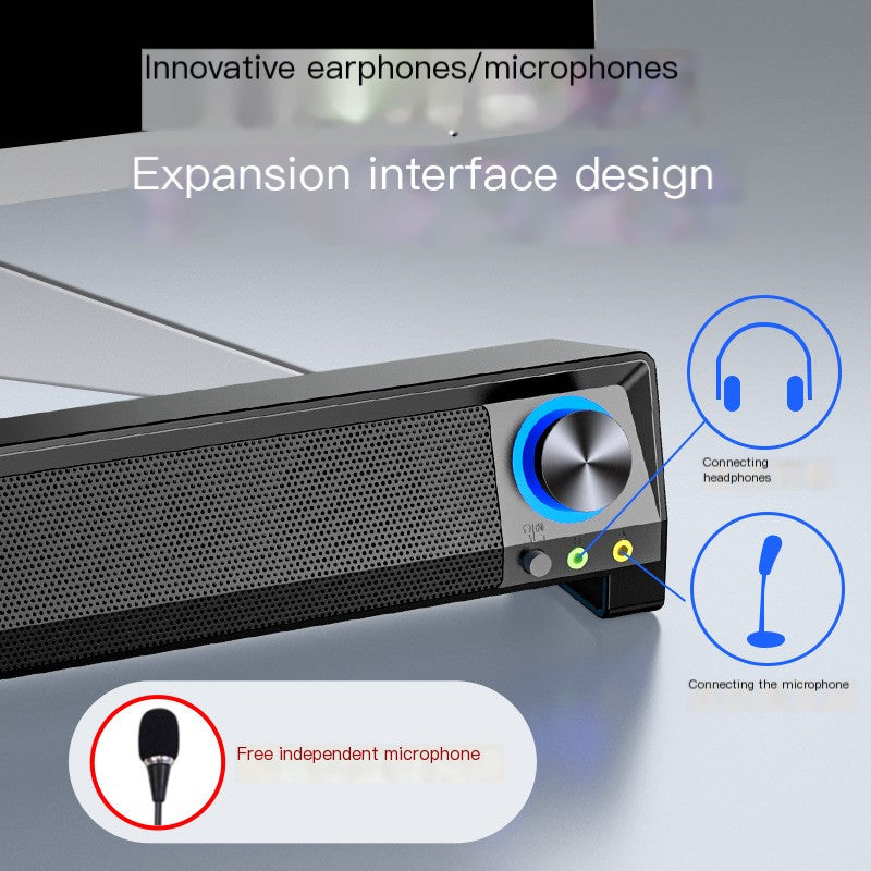 USB Desktop Bluetooth Speaker with Microphone System