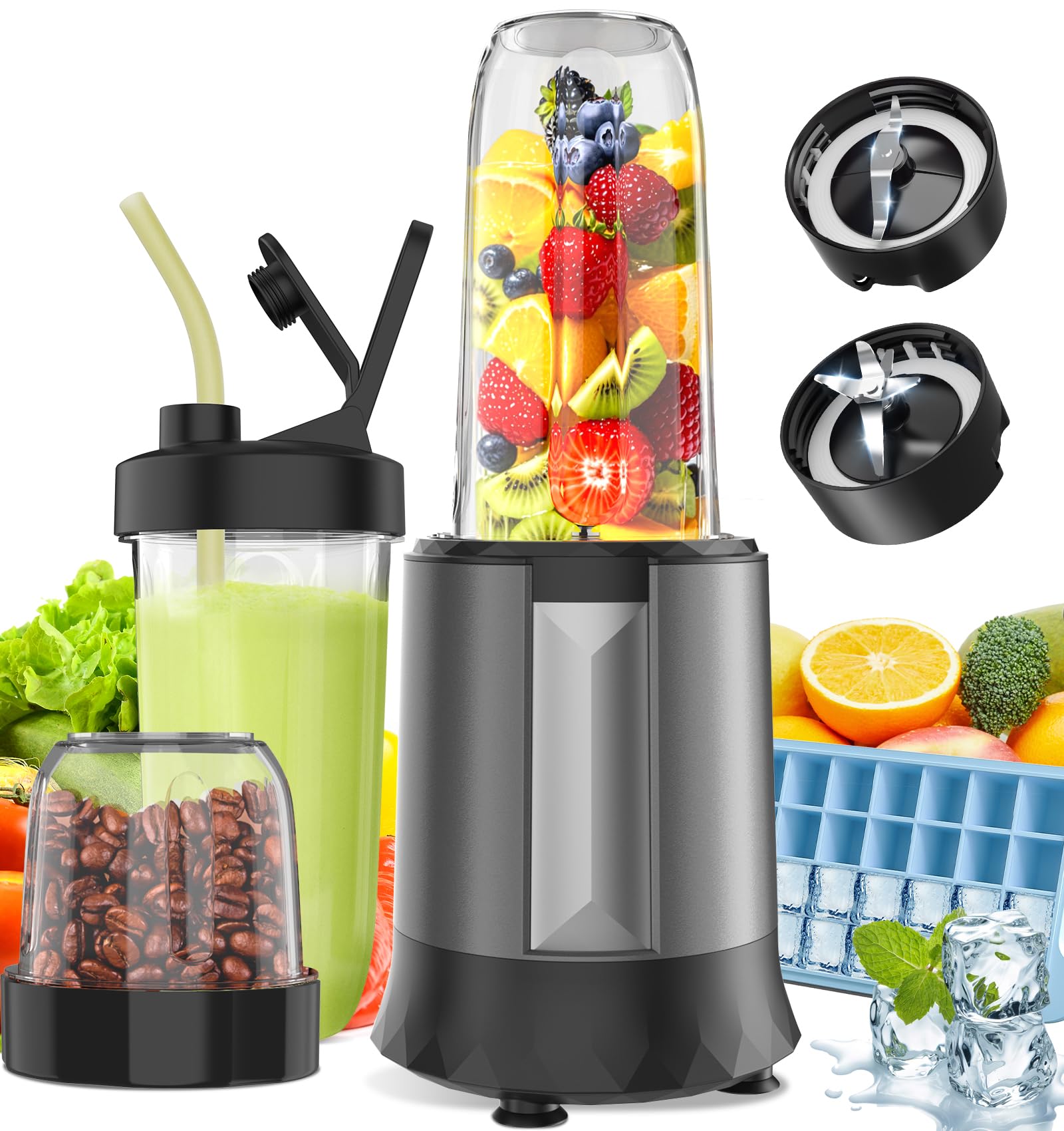1300W Personal Blender with To-Go Cups