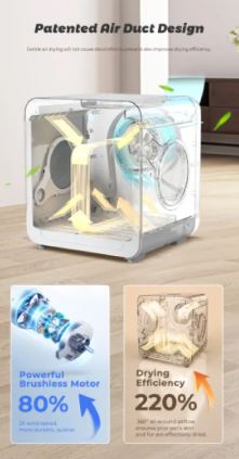 Enclosed Pet Drying Room