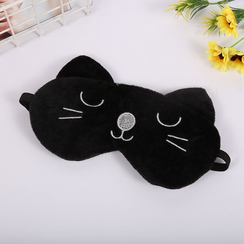 Cat Eyelash Sleep Mask Travel Light Blocking