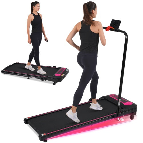 Folding Walking Pad Under-Desk Treadmill with Incline
