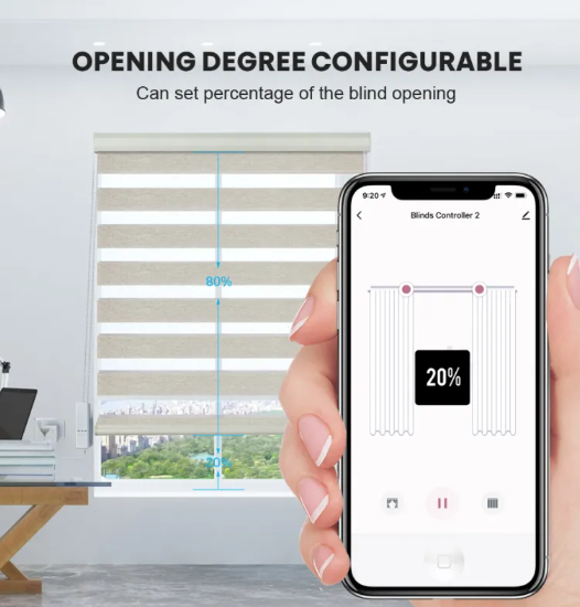 WiFi Smart Roller Shutter Controller Wall Mounted