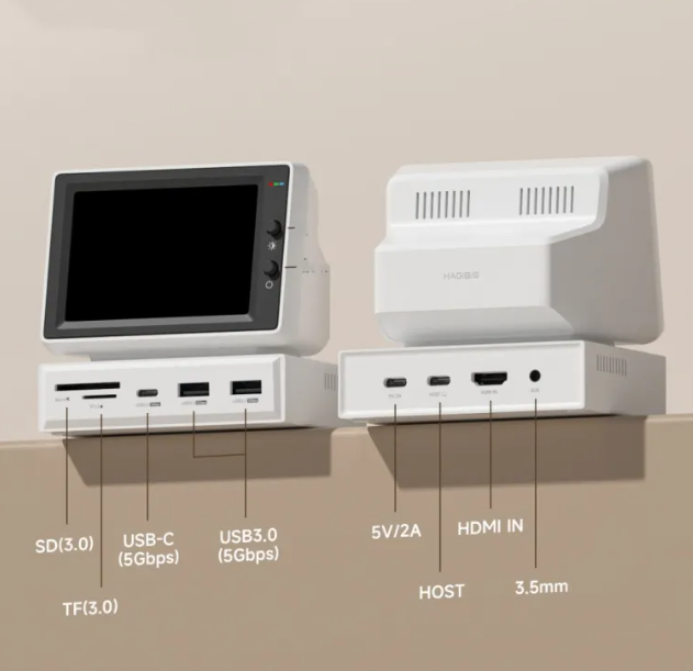 Mini Secondary Display Dock for Desktop PC