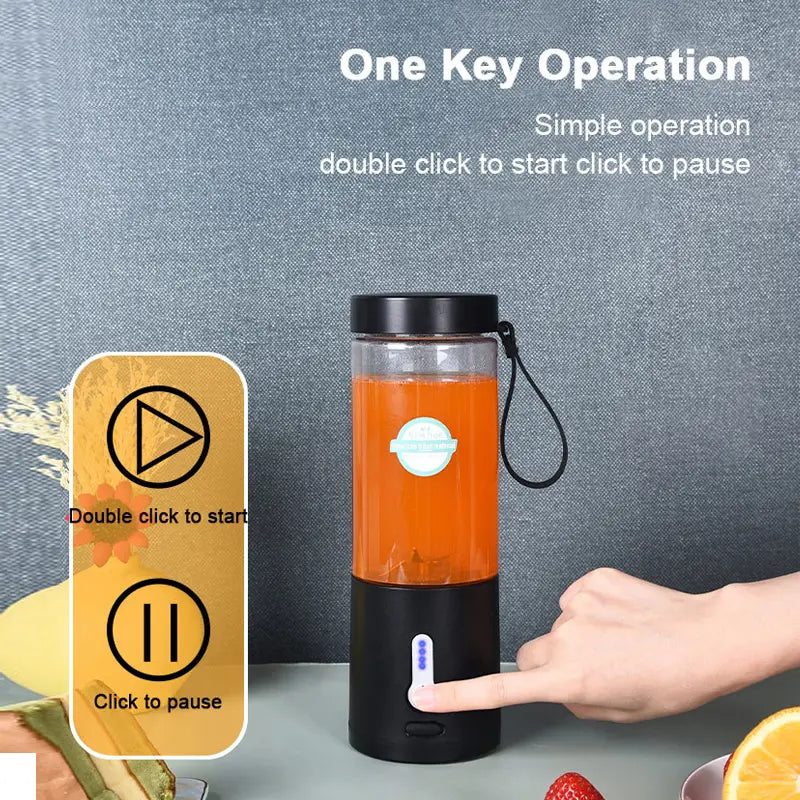 Portable USB Rechargeable Blender for Smoothies & Shakes
