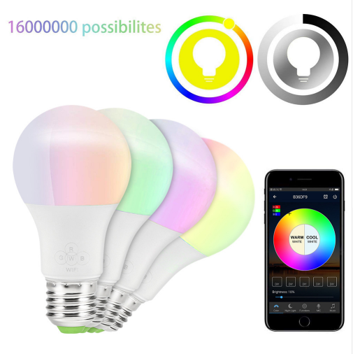 Smart WiFi Bluetooth RGBW LED Bulb