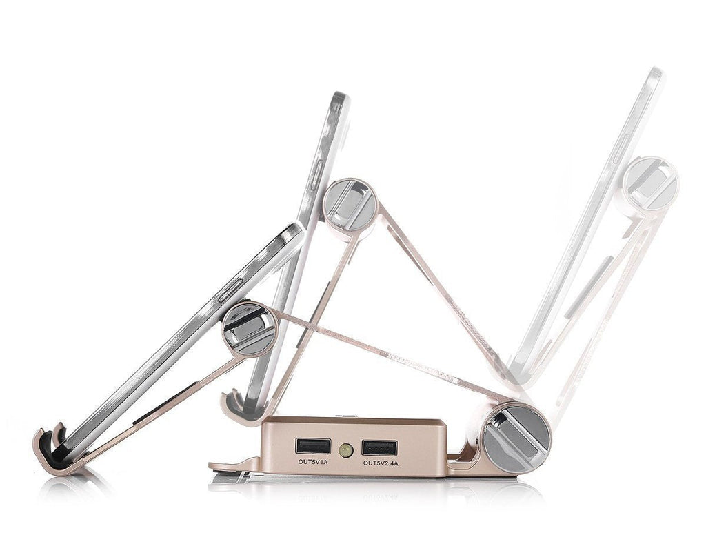 Podium Style Stand with Extended Battery for iPad, iPhone and Smart Gadgets