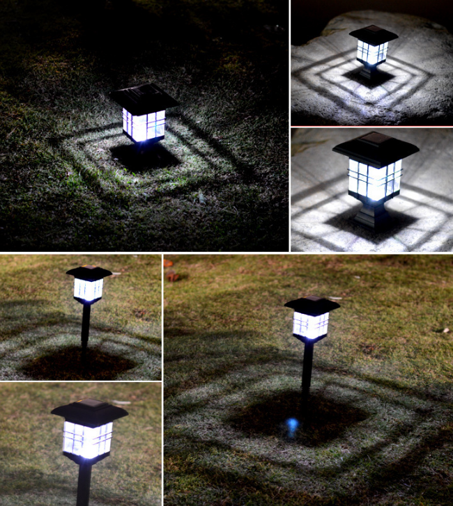 Solar Pillar Light Waterproof Outdoor Garden Lamp