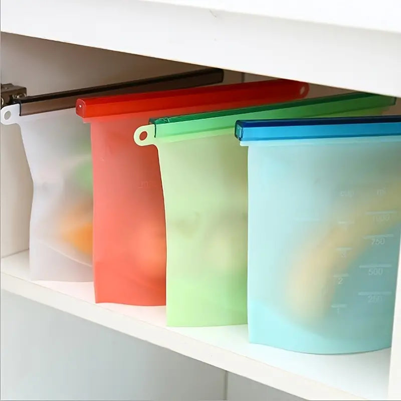 Thickened Silicone Food Storage Bag for Freezer Use