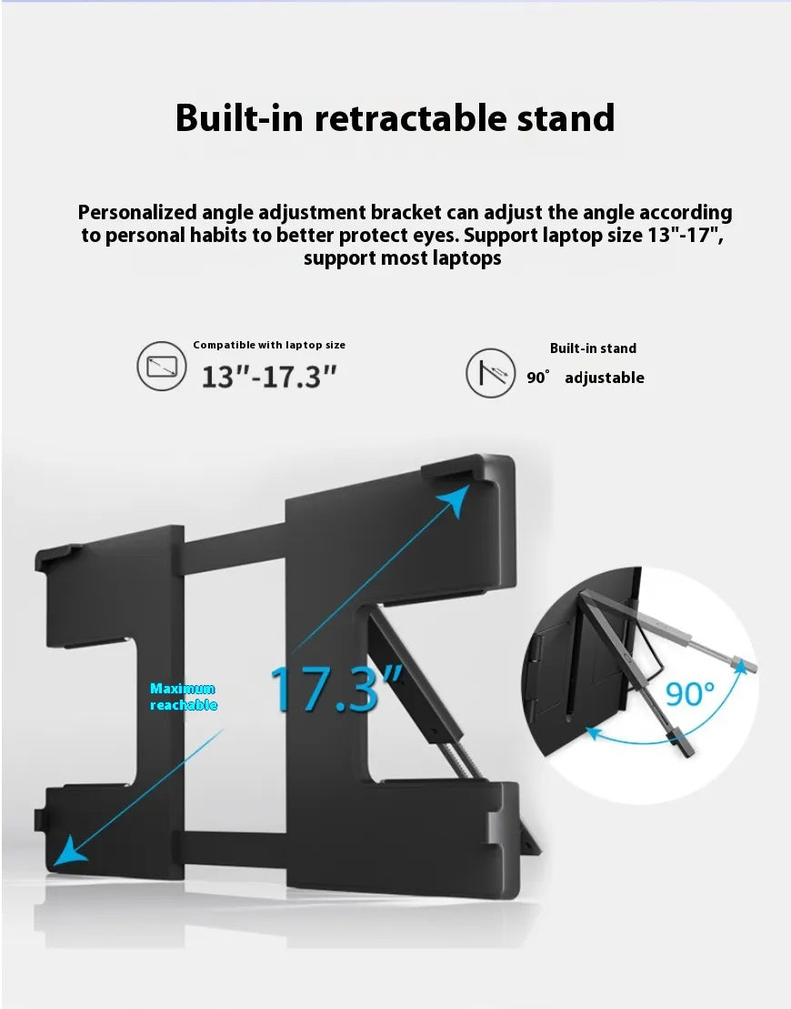 14.1-Inch Portable Dual-Screen Monitor