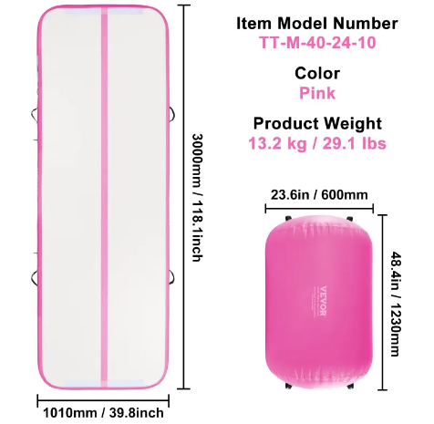 Inflatable Gymnastics Air Mat Set