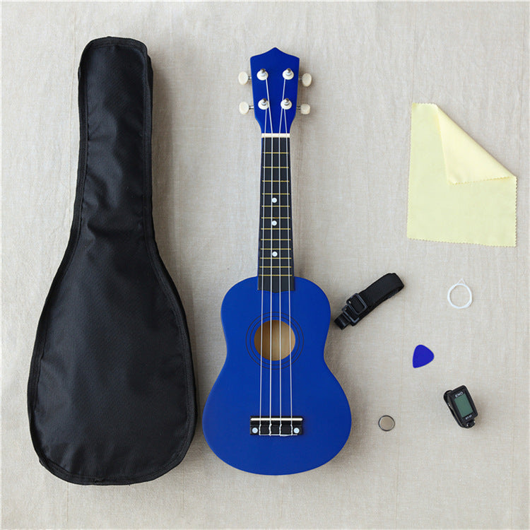 21-Inch Wooden Ukulele Acoustic Instrument