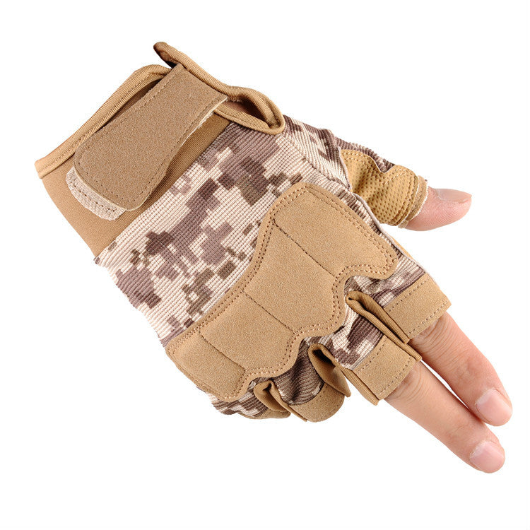 Tactical Half-Finger Gloves for Outdoor Sports and Training
