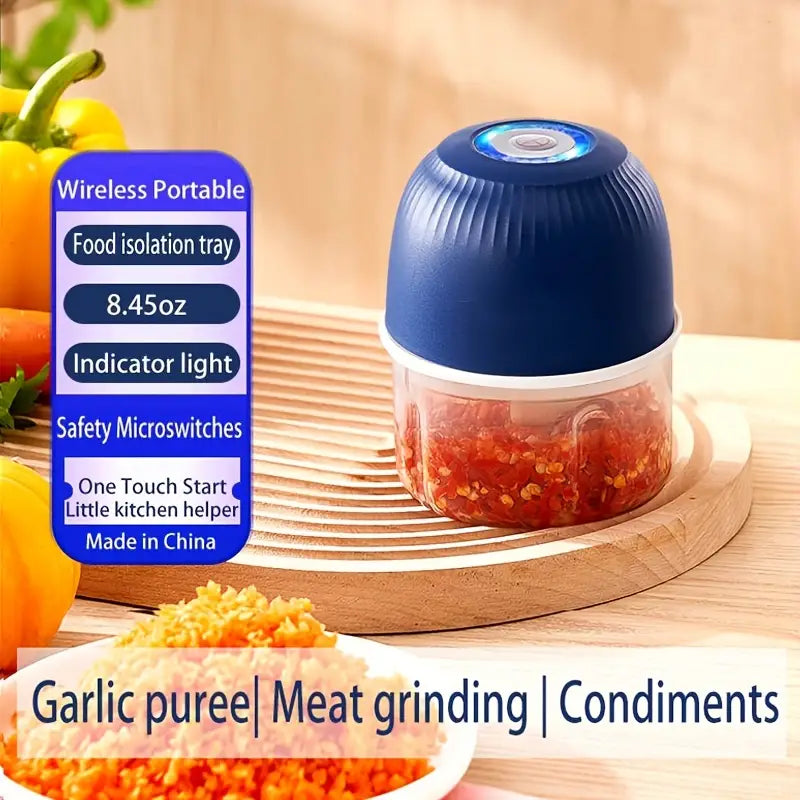 Mini Electric Garlic Chopper and Food Processor