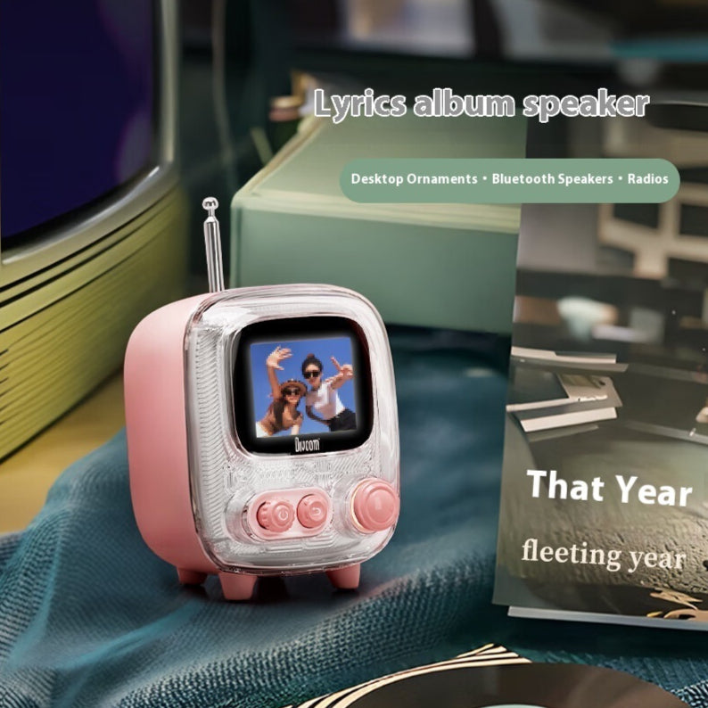 Retro Wireless Desktop Speaker