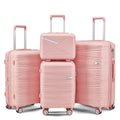 4-Piece Expandable Hard Shell Luggage Set with TSA Lock
