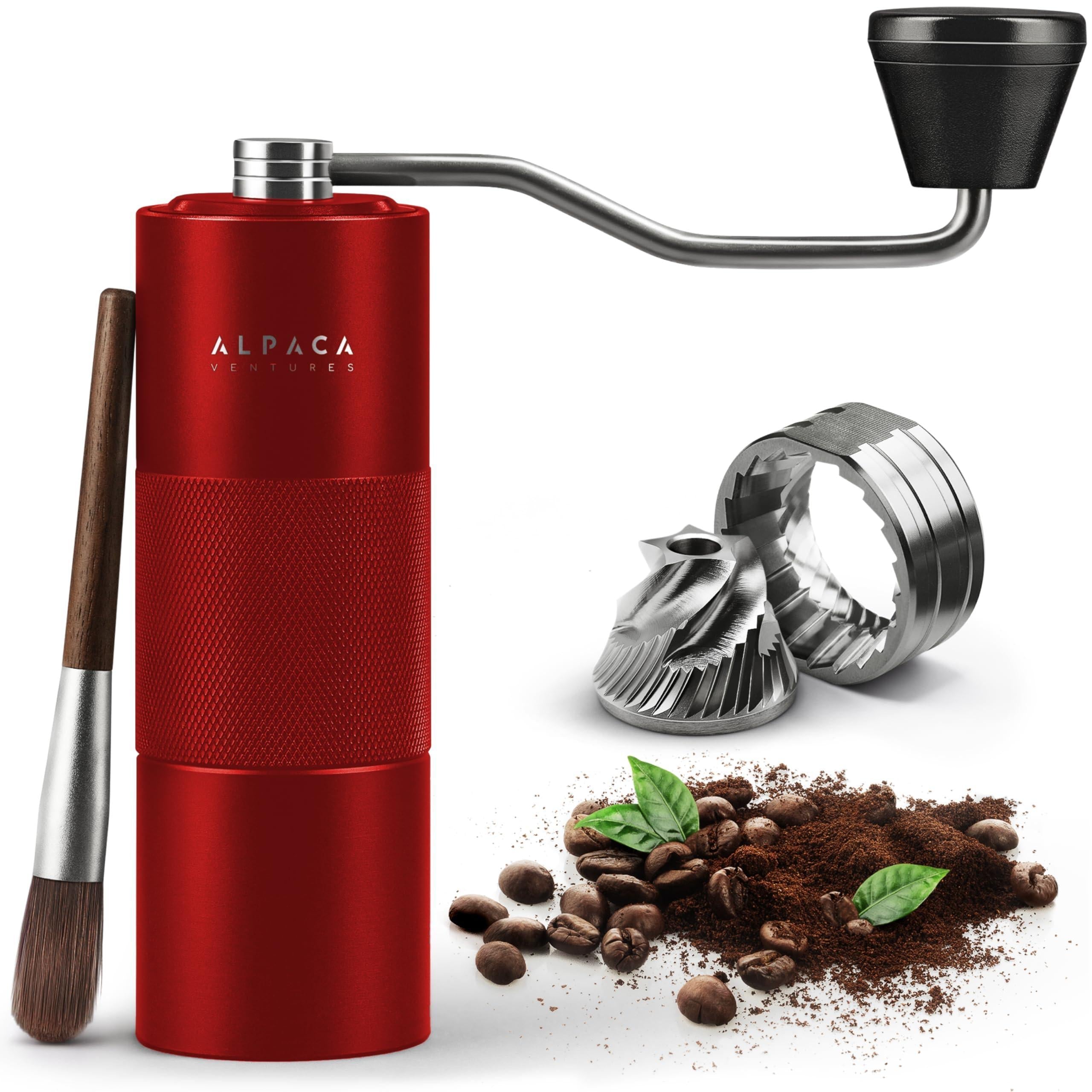 Manual Coffee Grinder Stainless Steel Conical Burr