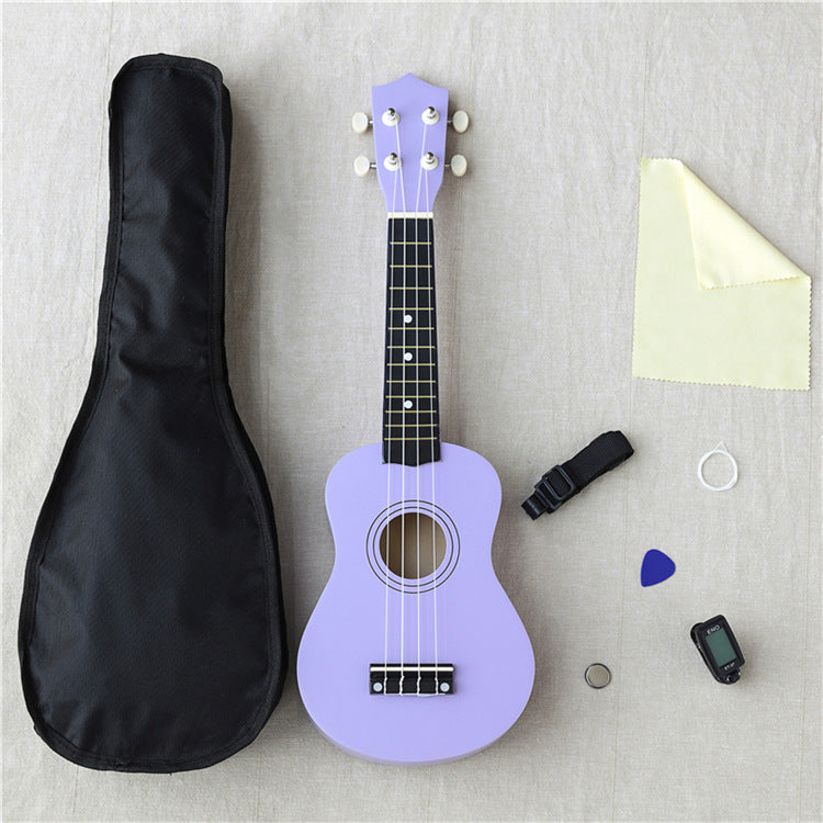 21-Inch Wooden Ukulele Acoustic Instrument