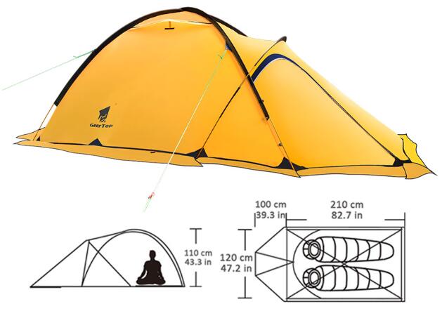 Double Layer Waterproof Camping Tent