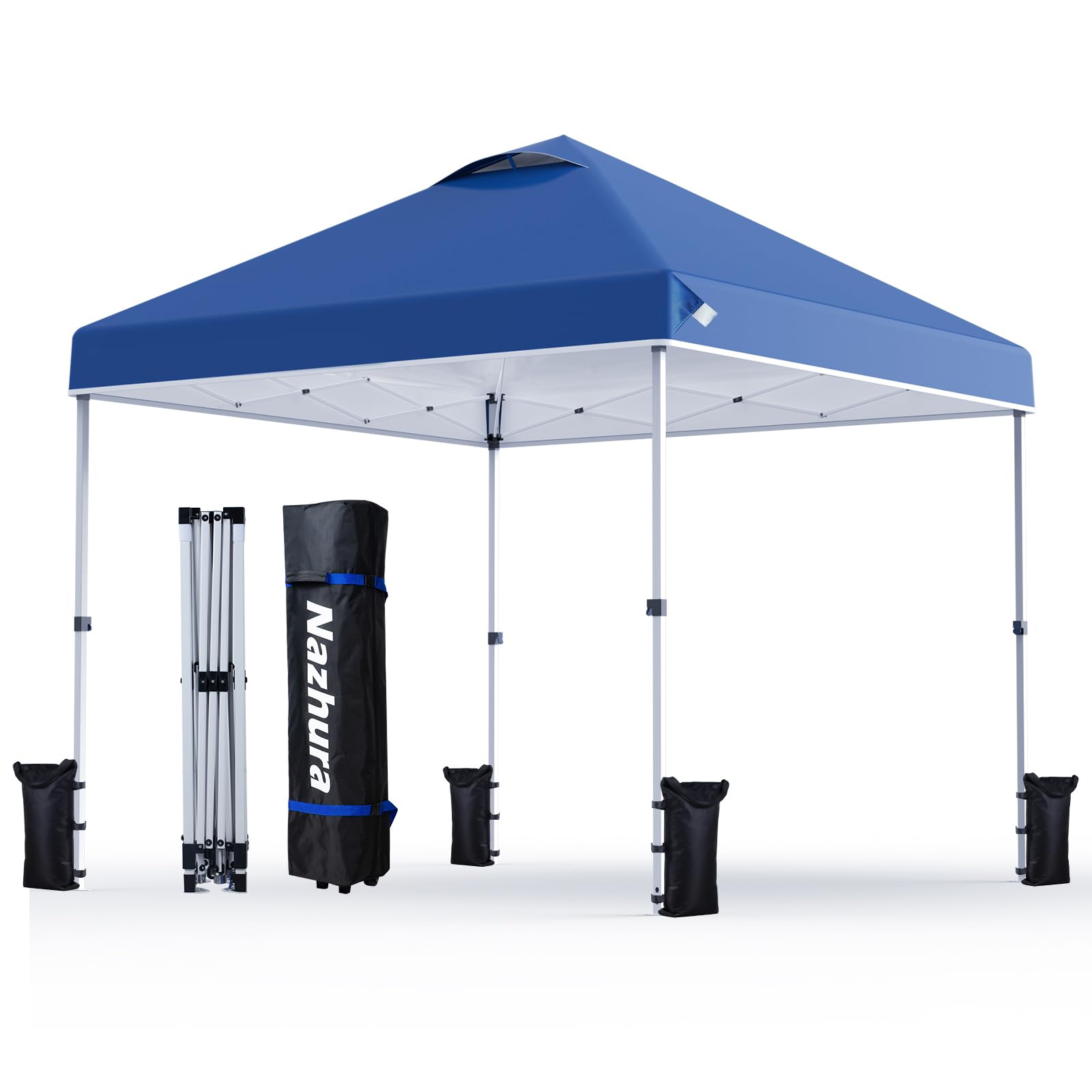 10x10 Pop-Up Canopy Tent with Rolling Case