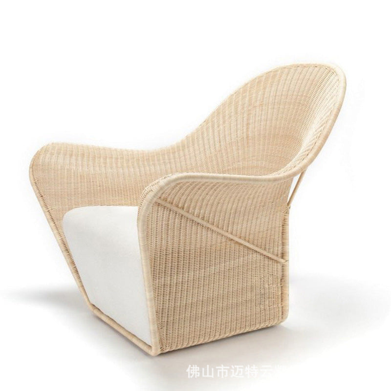 Nordic Outdoor Rattan Single Sofa