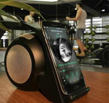 Wireless Charging Bluetooth Speaker