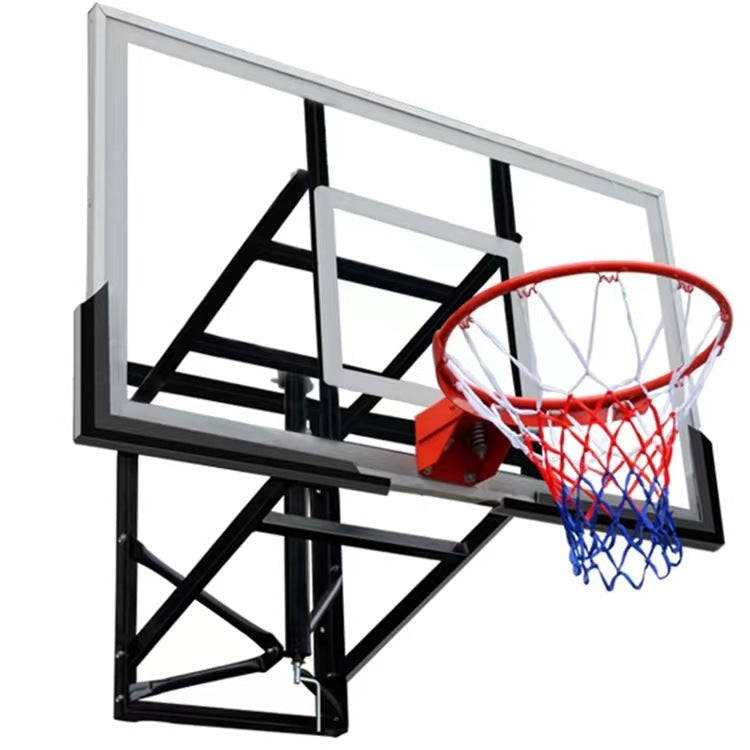 Adjustable Wall-Mounted Basketball Hoop