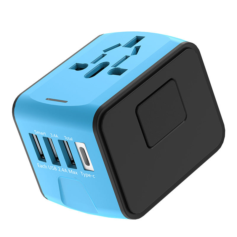 Universal International Travel Power Adapter with USB Ports