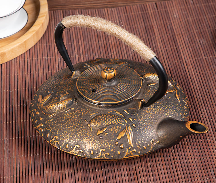 Japanese Craft Cast Iron Teapot with Infuser