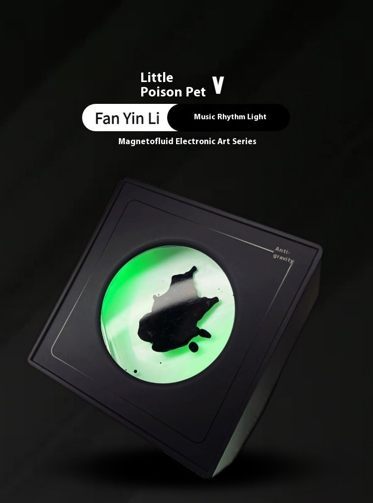 Magnetic Fluid Rhythm Light Speaker