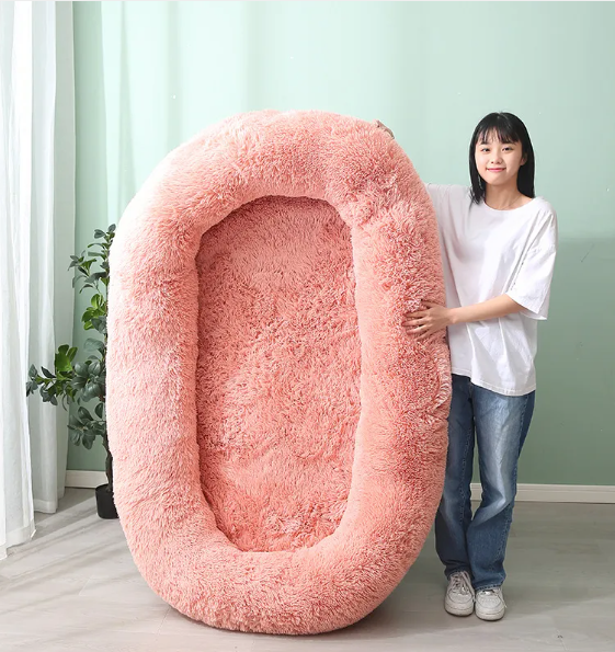 Human-Size Washable Dog Bed