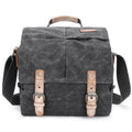 Water-Resistant Canvas Camera Bag for DSLR Crossbody
