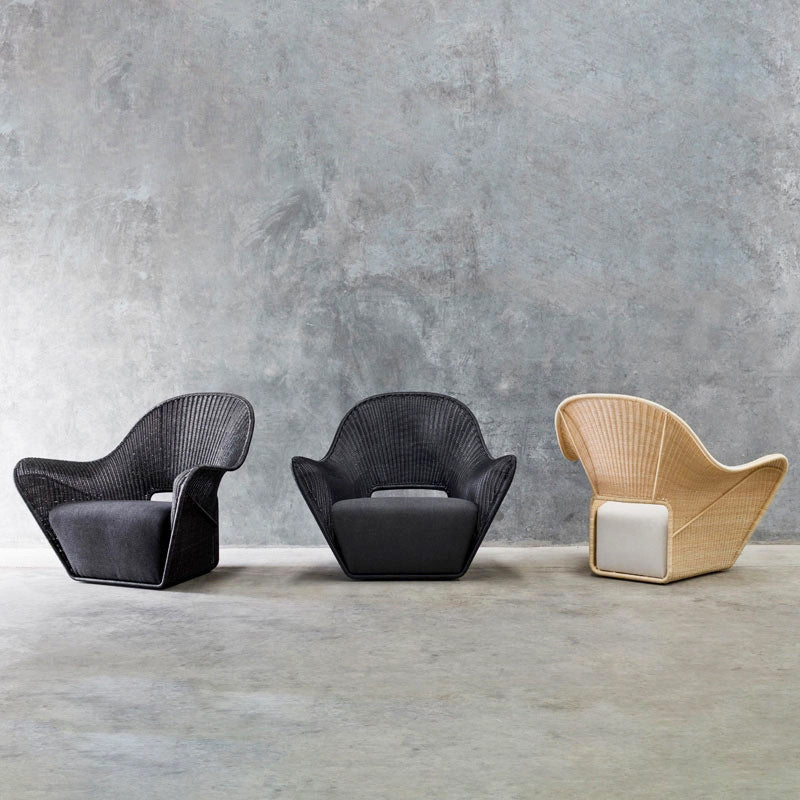 Nordic Outdoor Rattan Single Sofa