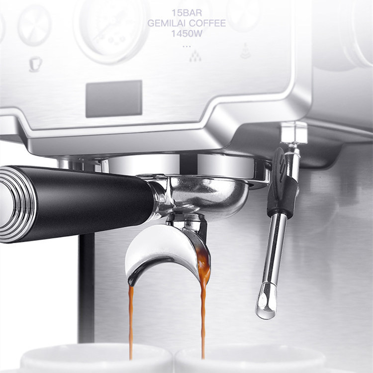 Semi-Automatic Espresso Machine with Steam Frother