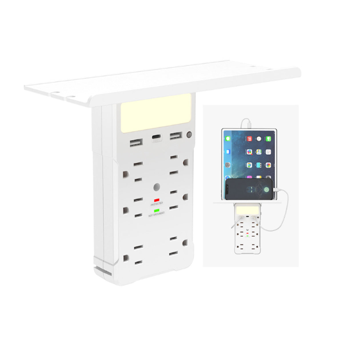 Safeguard Multi Charging Station for Phones, Laptops, and Gadgets