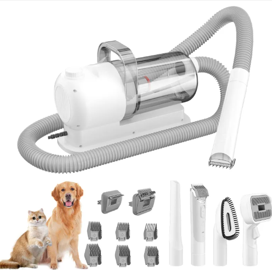 All-in-One Vacuum Pet Hair Clipper Kit