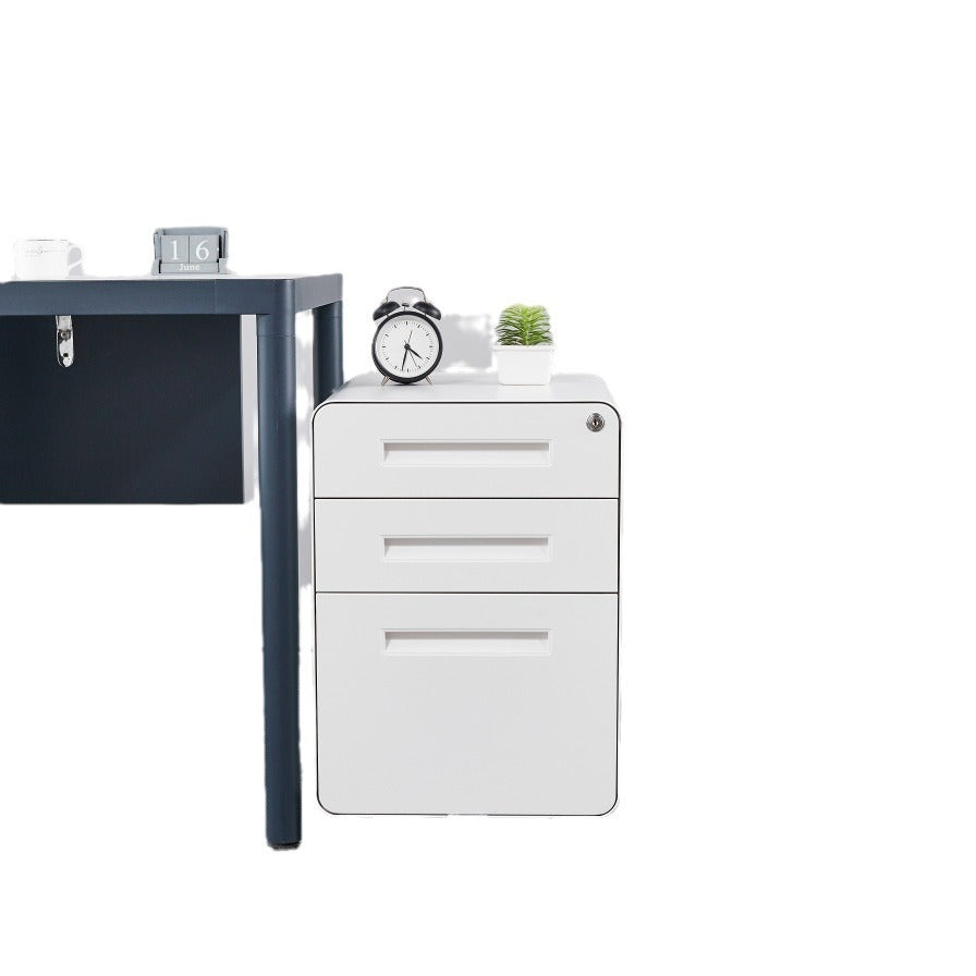 Round Arc File Cabinet with Lock