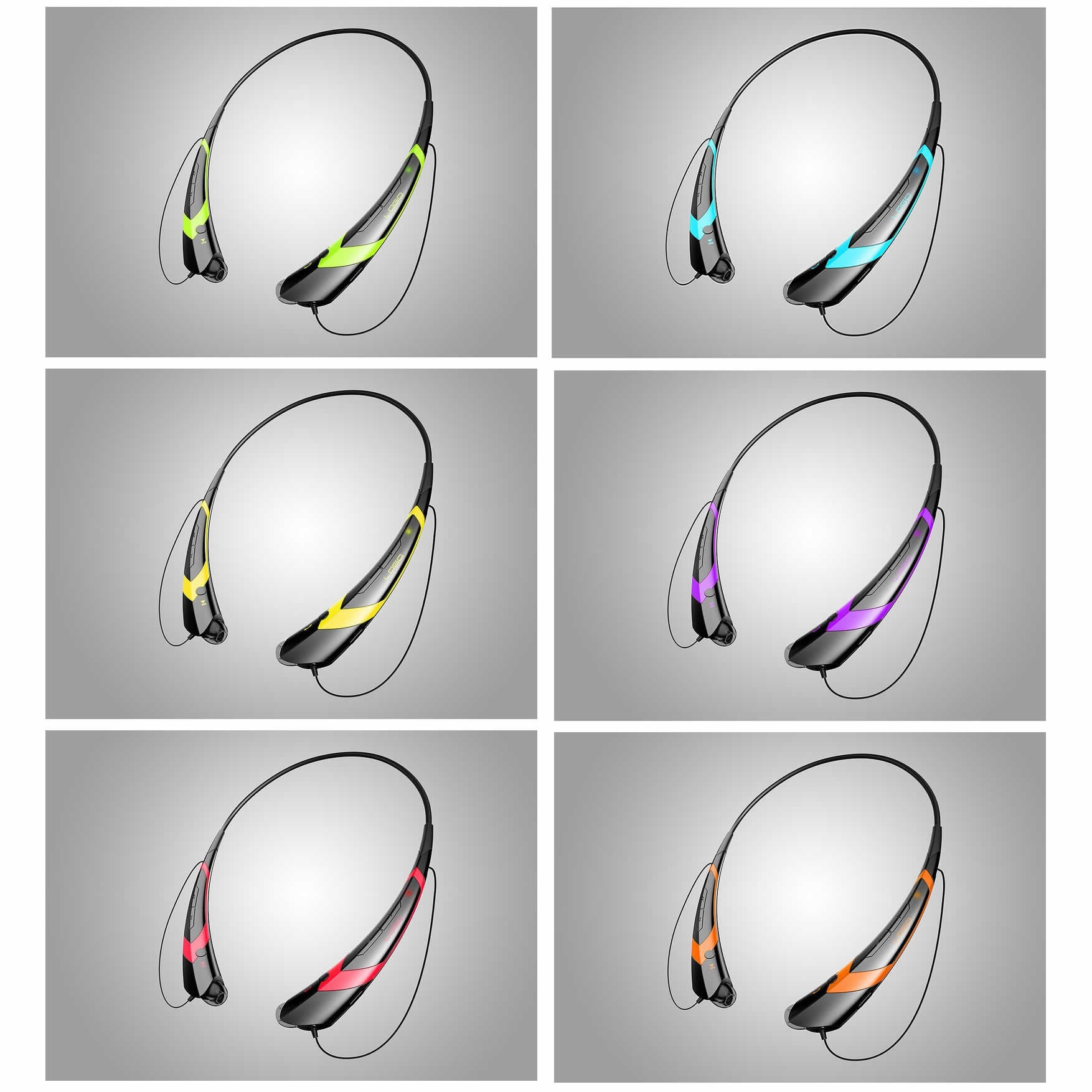 Music &amp; Sound Collar Headphones with Magnetic Earbuds