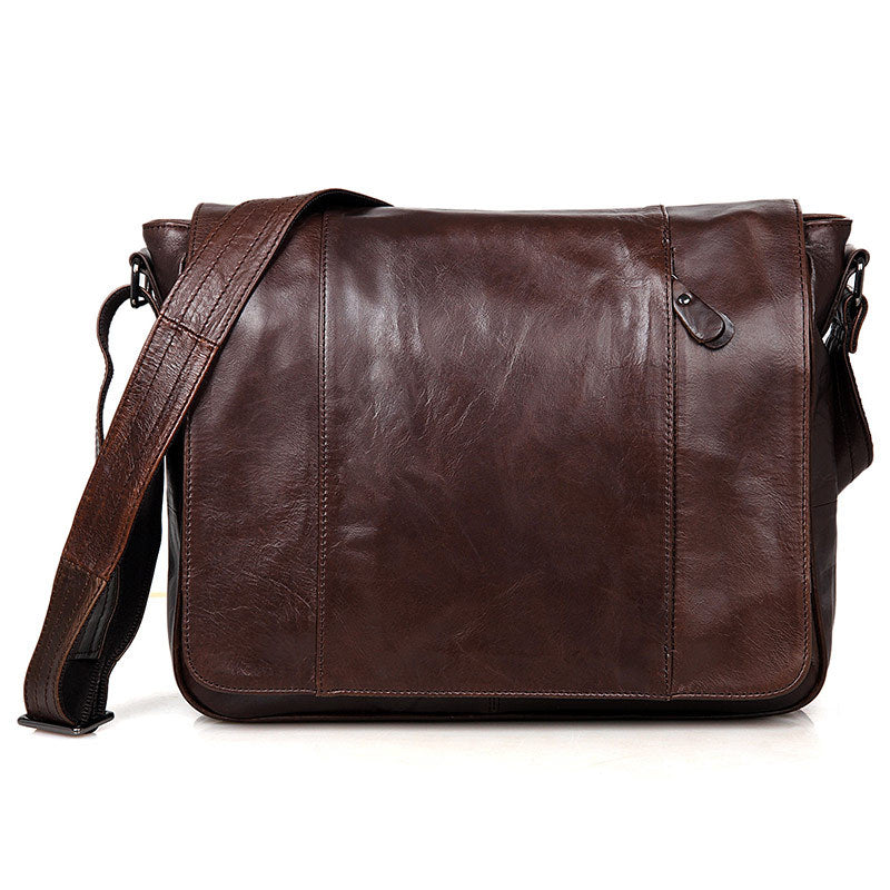 Genuine Leather Men's Crossbody Bag