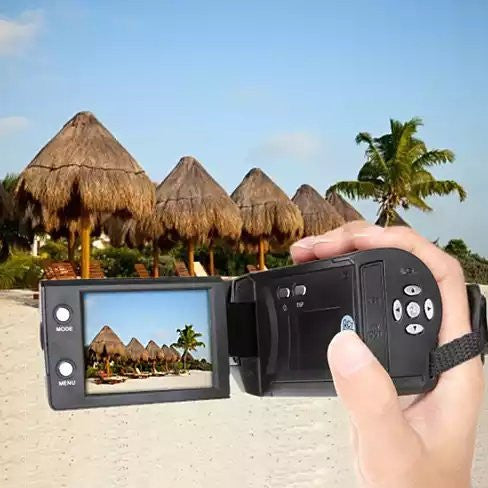 Video Crafter Handheld Camcorder with 16MP Lens and 16X Zoom