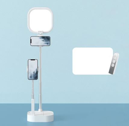 Wireless Retractable Stand with Fill Light Tripod