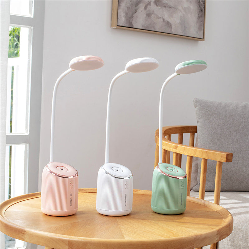 LED Desk Lamp with USB Humidifier