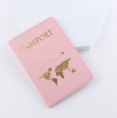 Leather Passport Holder Travel Document Case Protector