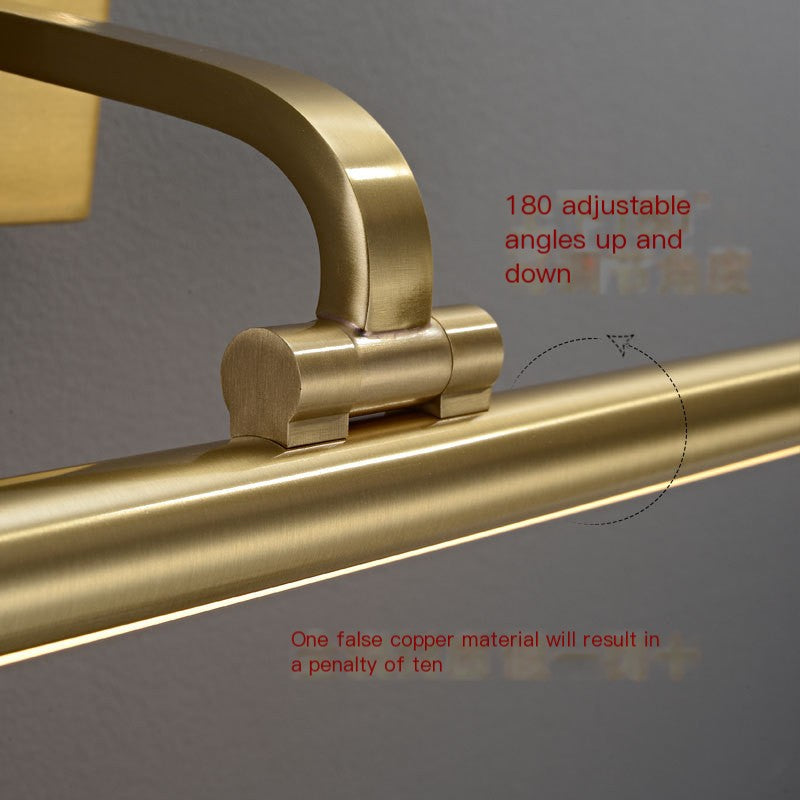 Minimalist Copper Bathroom Wall Light