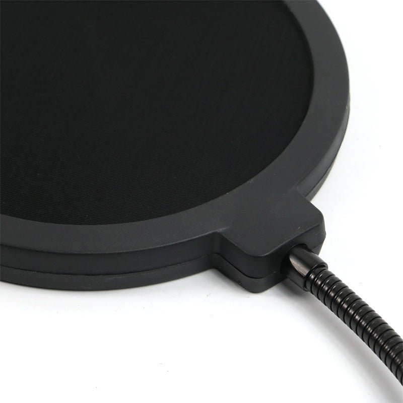 Microphone Shock Mount with Double Layer Windscreen