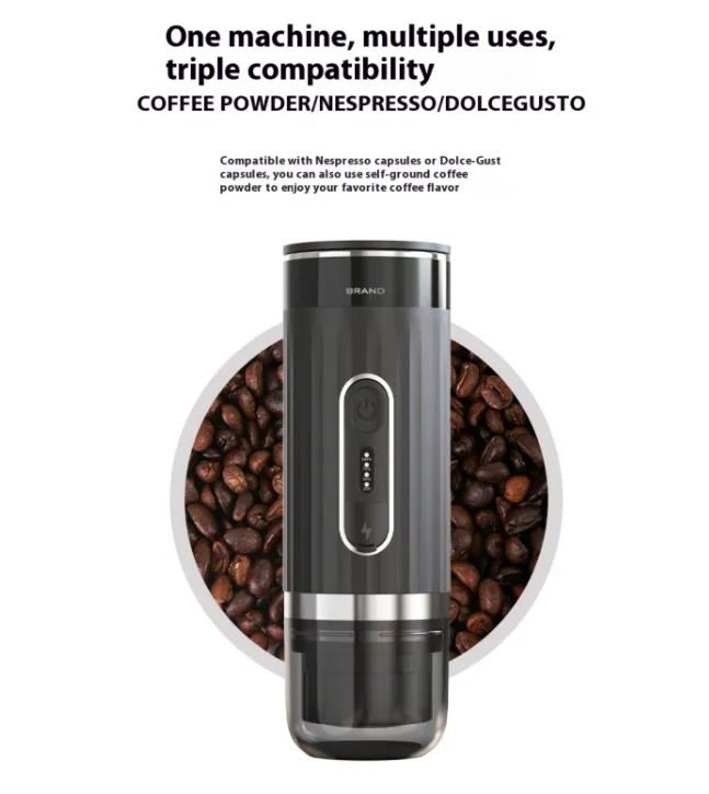 Portable Rechargeable Espresso Maker