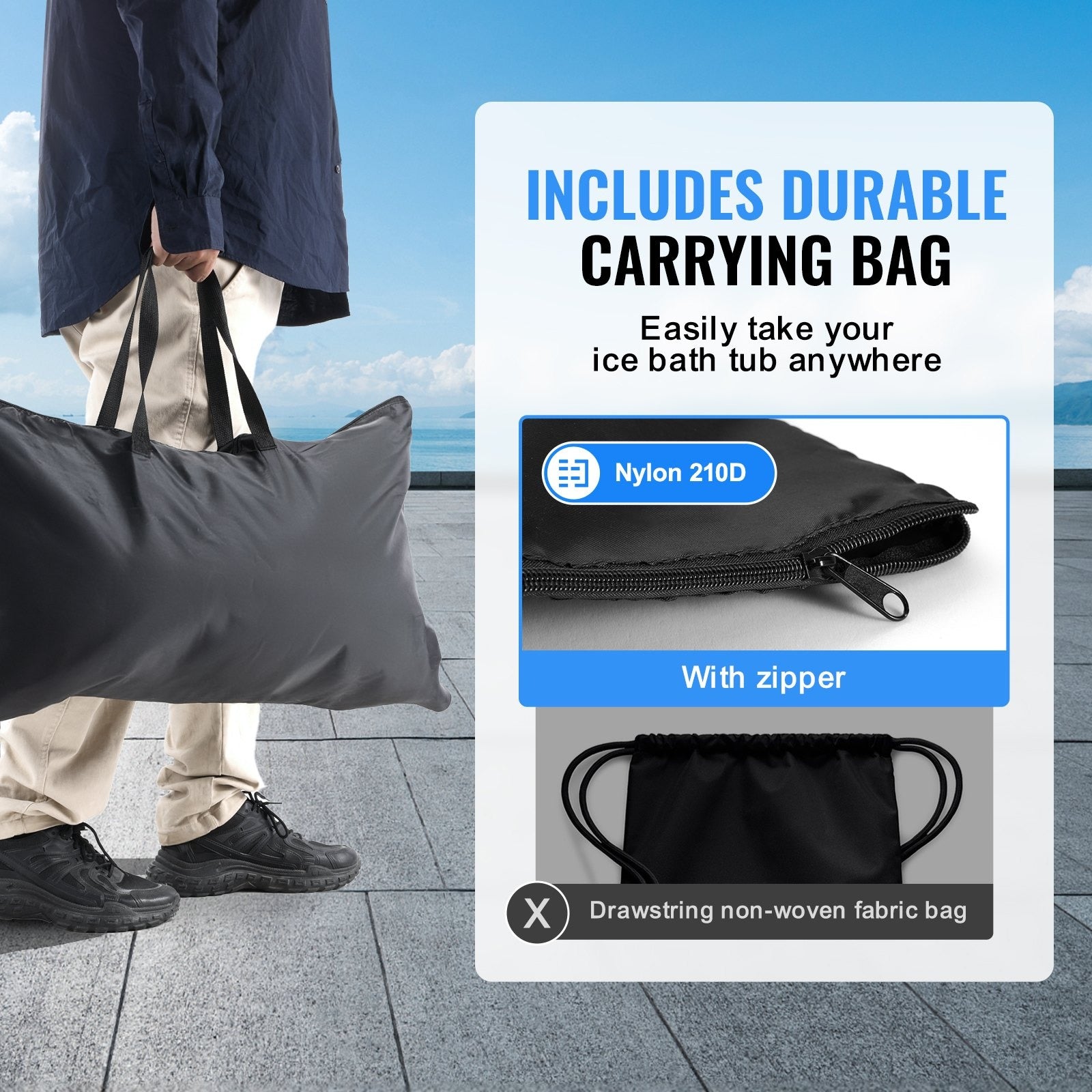 Portable Inflatable Ice Bath Tub
