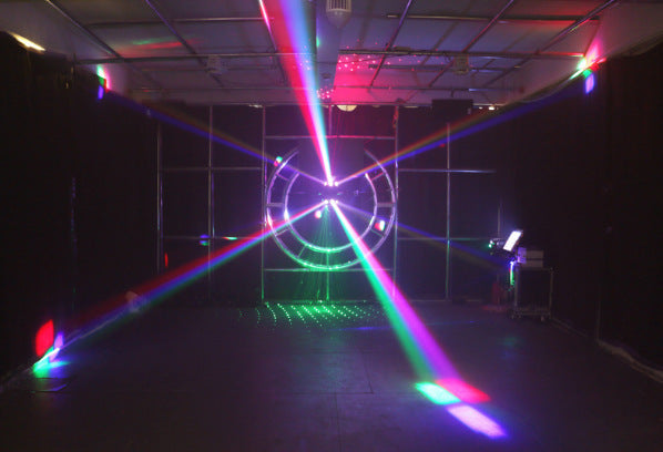 Dual-Head Moving Beam Stage Light