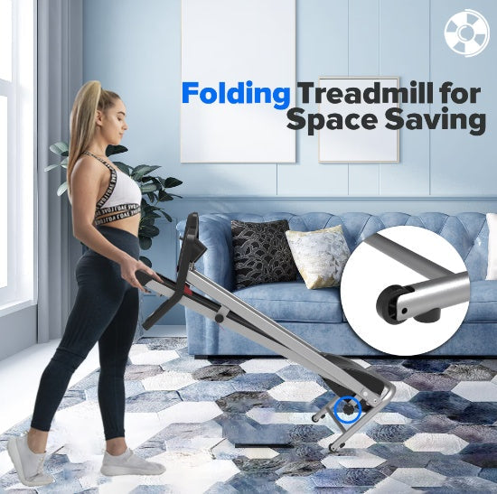 Motorized Folding Treadmill, 2.5HP